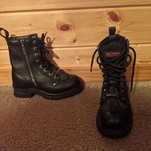 Harley Davidson combat boots